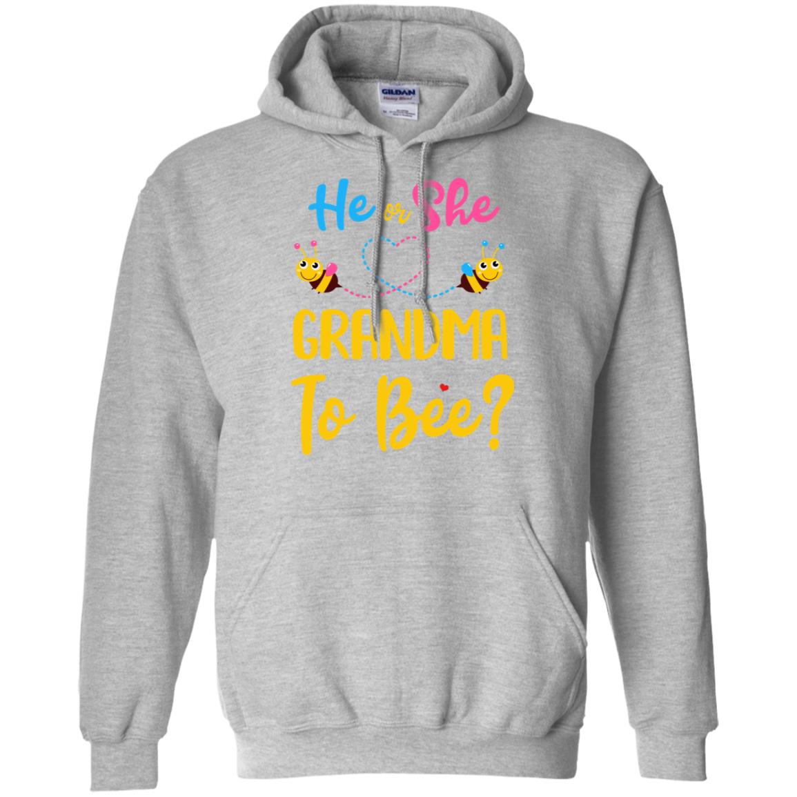 Gender Reveal Pink Blue What Will It Bee He Or She Grandma T-Shirt & Hoodie | Teecentury.com