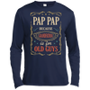 Pap Pap Because Grandfather Is For Old Guys Fathers Day Gift Tall Style T-Shirt & Hoodie | Teecentury.com