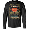 Vintage 1970 52th Birthday All Original Parts Gift T-Shirt & Hoodie | Teecentury.com