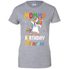 Mommy Of The Birthday Girl Dabbing Unicorn Party T-Shirt & Hoodie | Teecentury.com