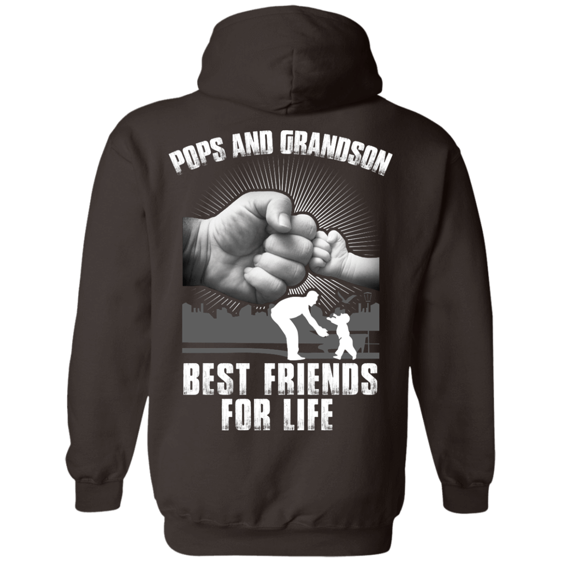 Pops And Grandson Best Friends For Life T-Shirt & Hoodie | Teecentury.com