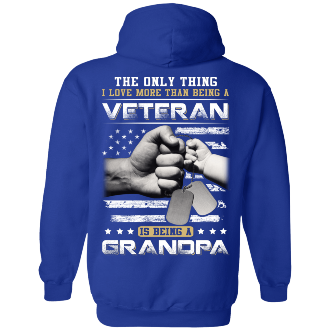 I Love More Than Being A Veteran Is Being A Grandpa T-Shirt & Hoodie | Teecentury.com