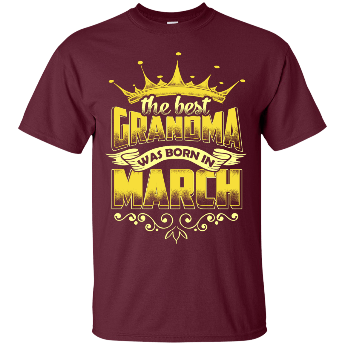 The Best Grandma Was Born In March T-Shirt & Hoodie | Teecentury.com