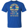 Baddest Witch On The Block Vintage Funny Halloween Gift T-Shirt & Hoodie | Teecentury.com