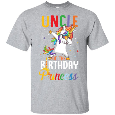 Uncle Of The Birthday Girl Dabbing Unicorn Party T-Shirt & Hoodie | Teecentury.com
