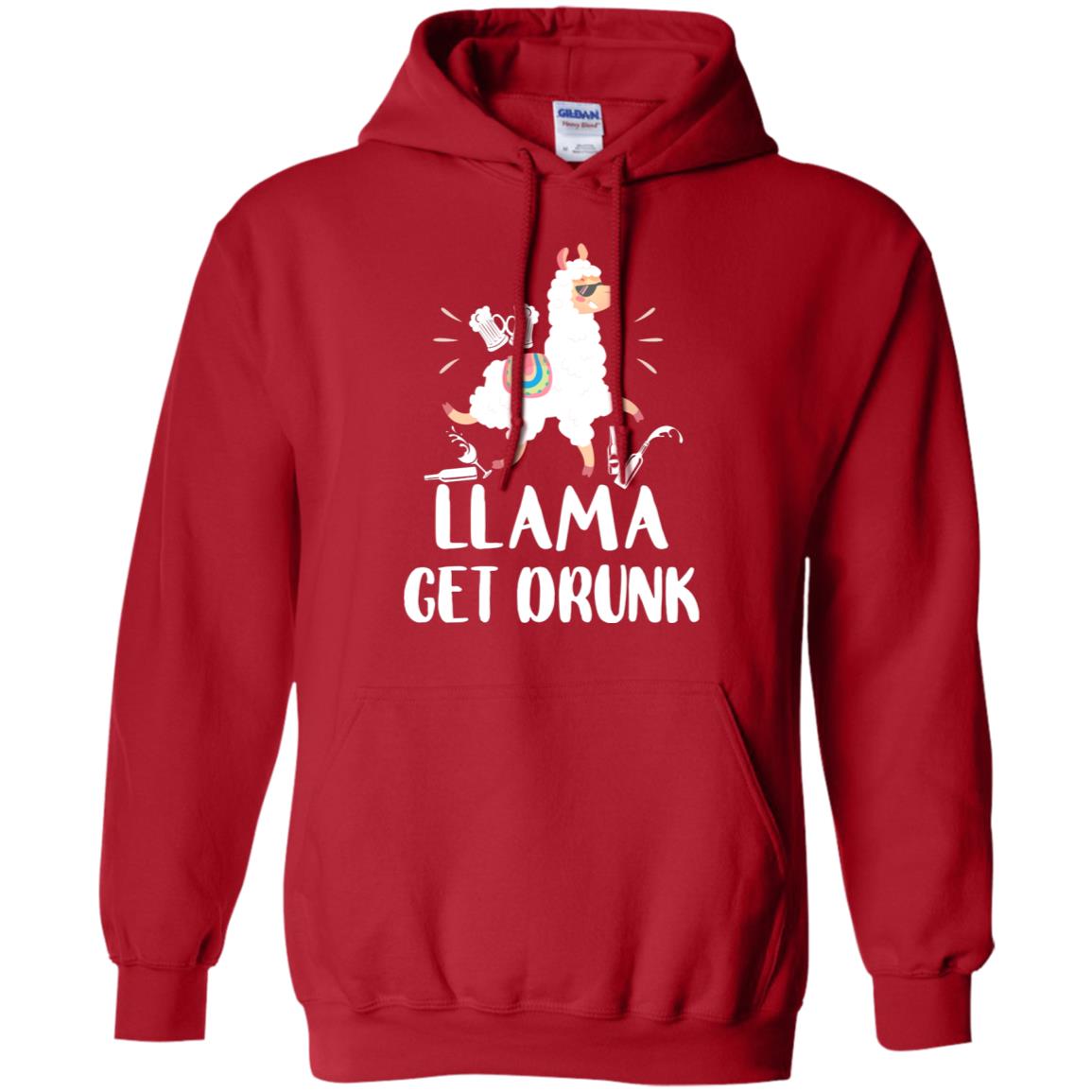 Funny Llama Get Drunk Mom Mommy Drinking Party T-Shirt & Tank Top | Teecentury.com