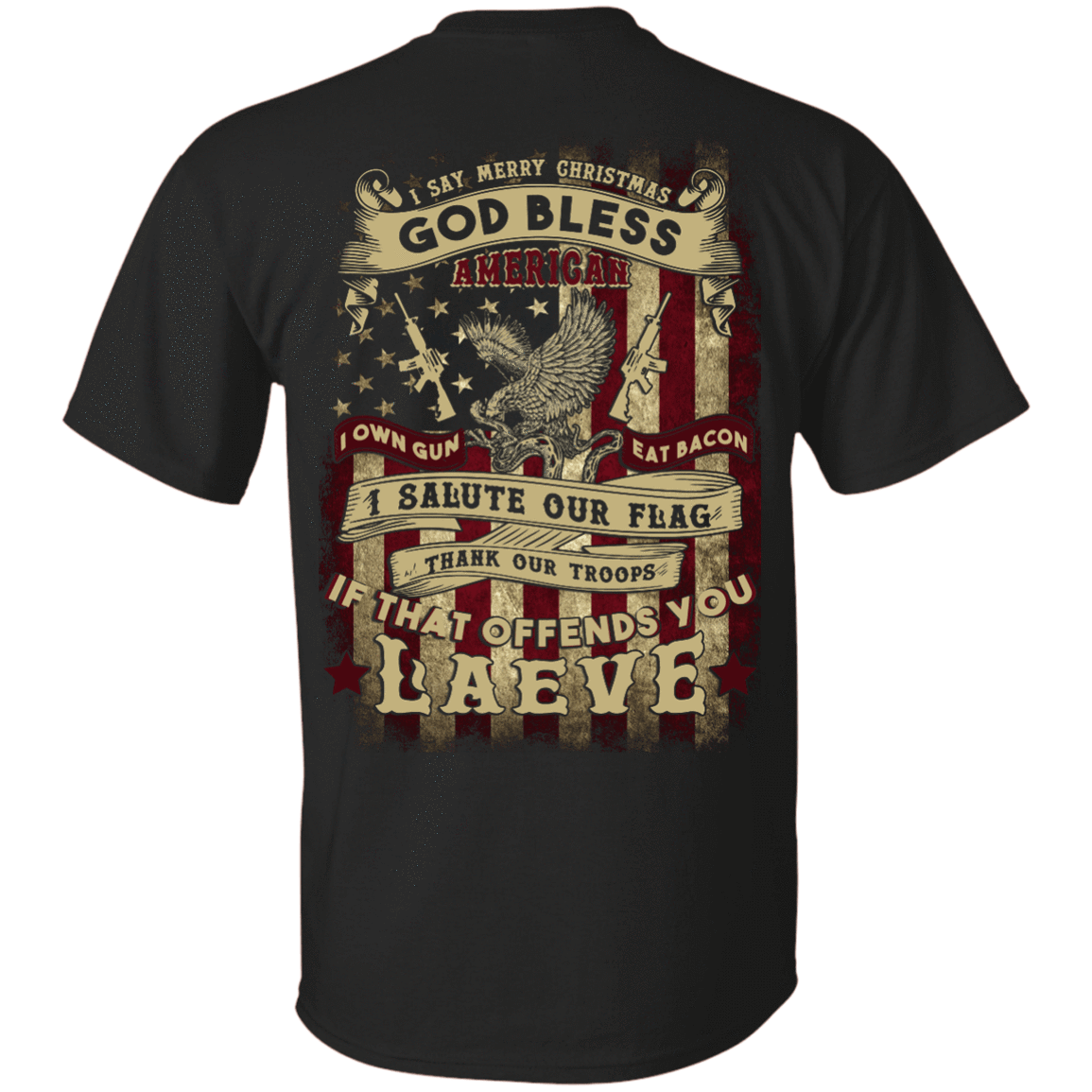 I Say Merry Christmas God Bless America Christmas T-Shirt & Hoodie | Teecentury.com