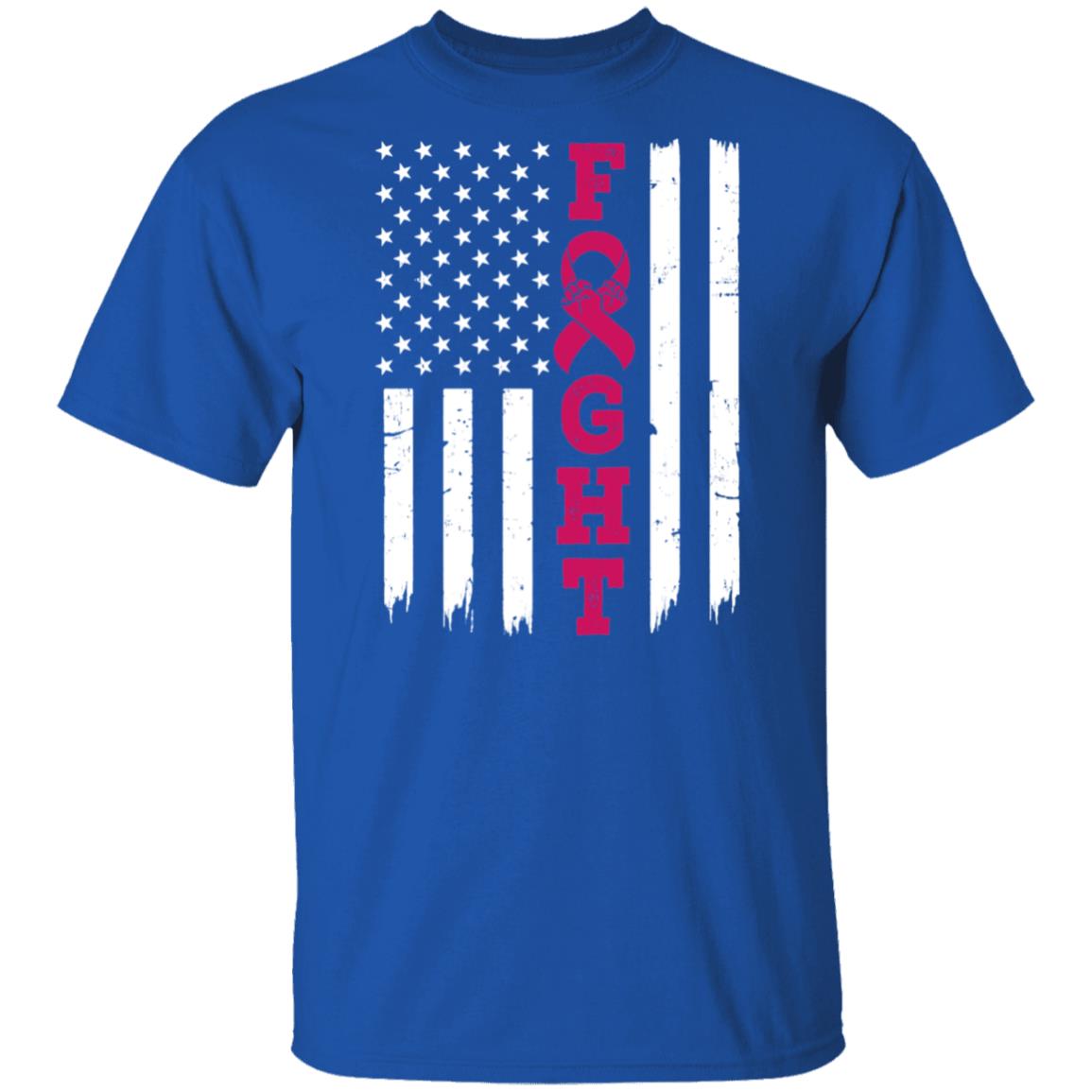 Multiple Myeloma Awareness American Flag Distressed T-Shirt & Hoodie | Teecentury.com