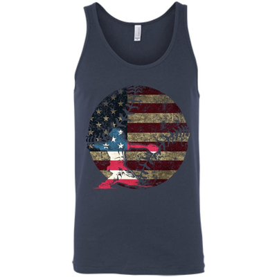 Catcher Baseball America Flag T-Shirt & Hoodie | Teecentury.com