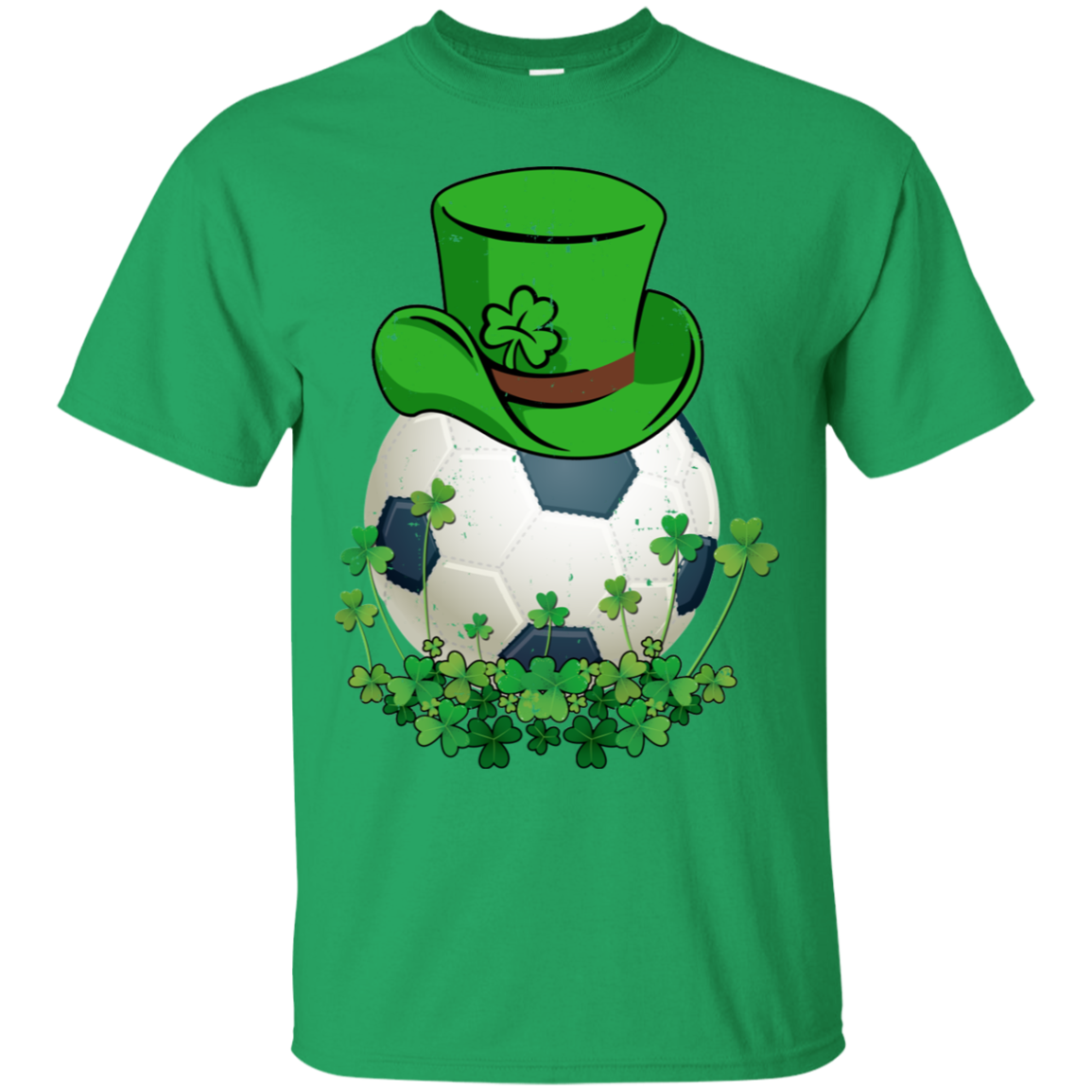 Shamrock Soccer Leprechaun St Patricks Day T-Shirt & Hoodie | Teecentury.com