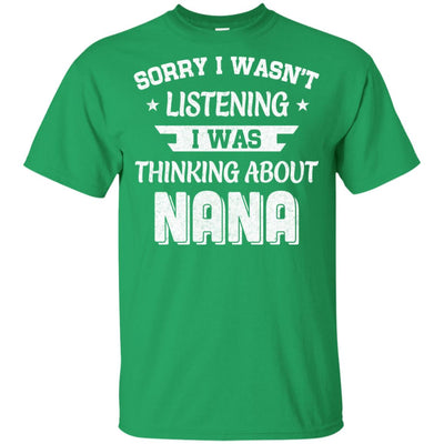 Sorry Not Listening Thinking About Nana Funny Kids Youth Youth Shirt | Teecentury.com