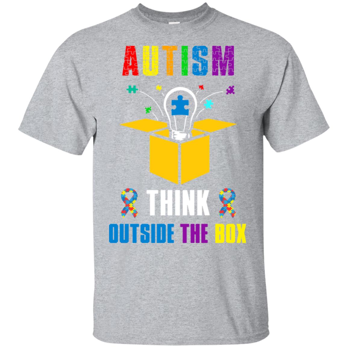 Autism Think Outside The Box Autism Awareness T-Shirt & Hoodie | Teecentury.com