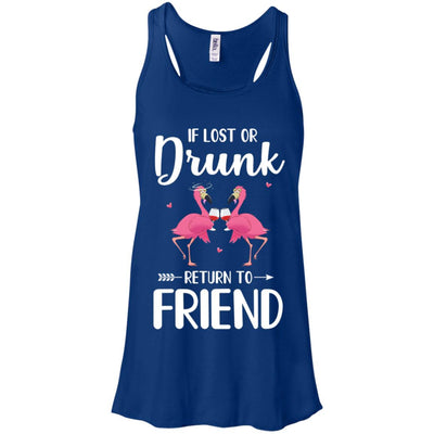 Flamingo If I Lost Or Drunk Please Return To Friend T-Shirt & Tank Top | Teecentury.com