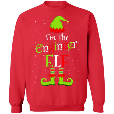 I'm The Engineer Elf Family Matching Funny Christmas Group Gift T-Shirt & Sweatshirt | Teecentury.com