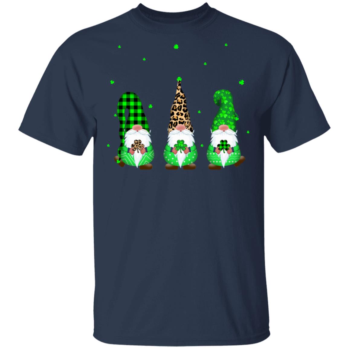 Leprechaun Irish Gnomes Leopard Plaid St Patrick's Day Gifts T-Shirt & Hoodie | Teecentury.com