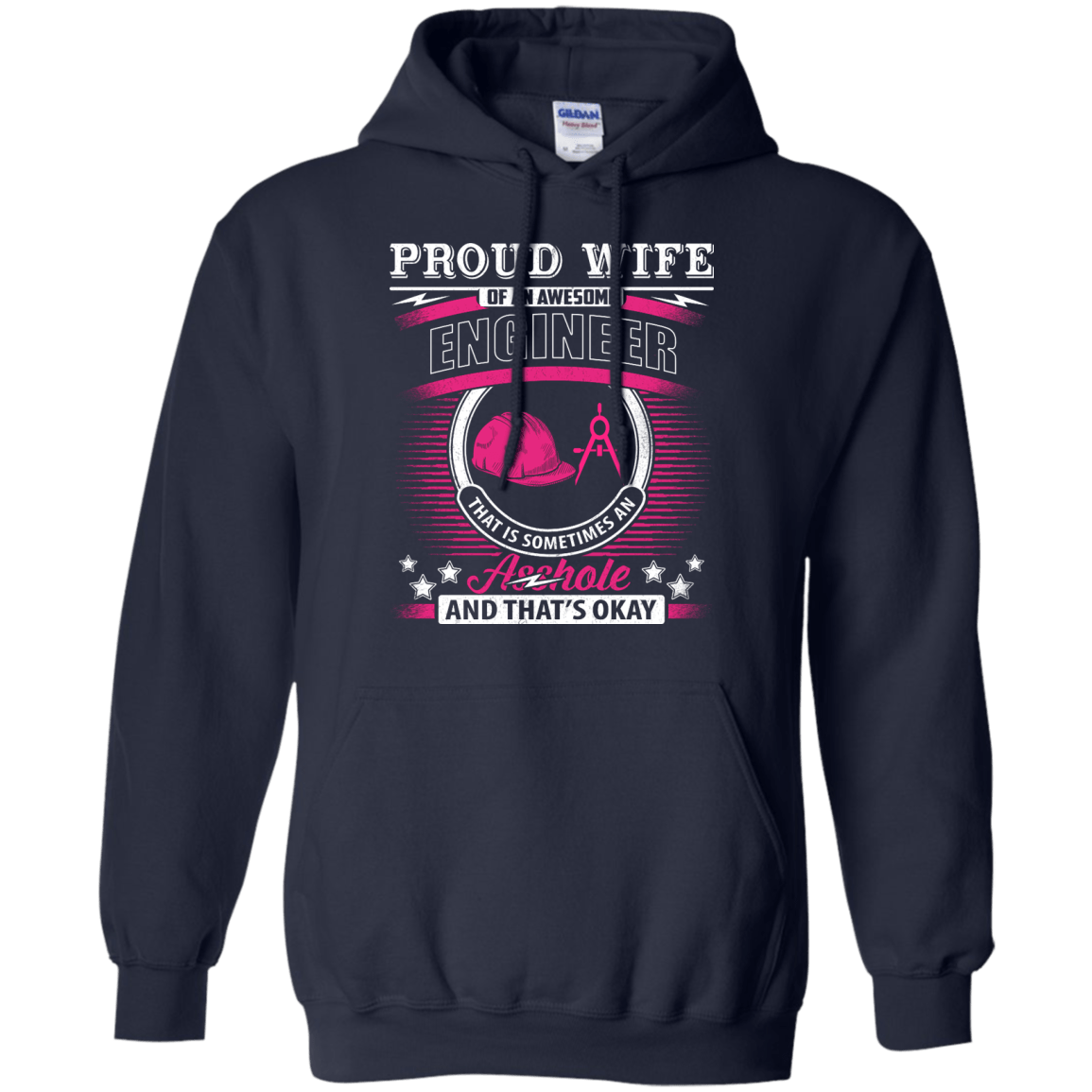 Proud Wife Of An Awesome Engineer T-Shirt & Hoodie | Teecentury.com