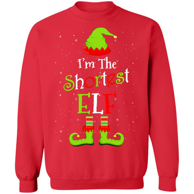 I'm The Shortest Elf Family Matching Funny Christmas Group Gift T-Shirt & Sweatshirt | Teecentury.com