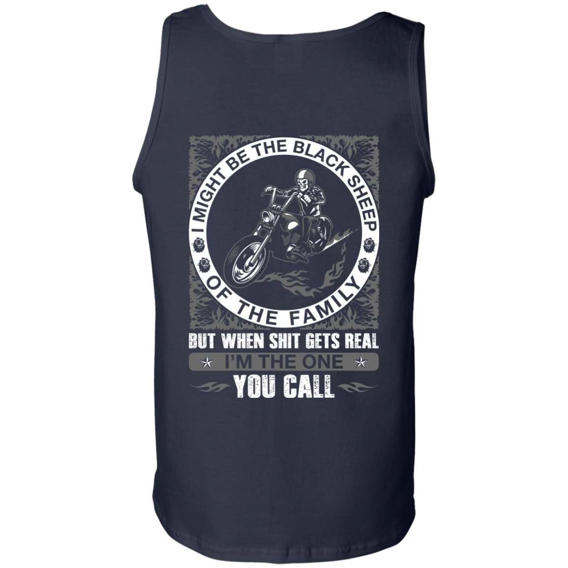 I Might Be The Black Sheep Of The Family Motorcycle T-Shirt & Hoodie | Teecentury.com