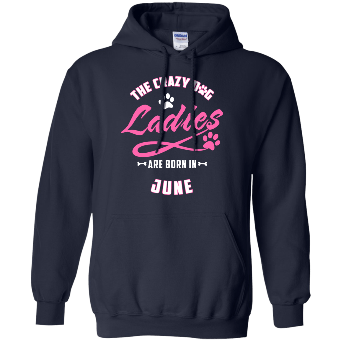 The Crazy Dog Ladies Are Born In June T-Shirt & Hoodie | Teecentury.com
