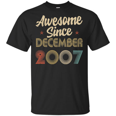 Awesome Since December 2007 Vintage 15th Birthday Gifts T-Shirt & Hoodie | Teecentury.com