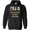 Papa The Bow Hunter The Myth The Legend Funny Hunting T-Shirt & Hoodie | Teecentury.com