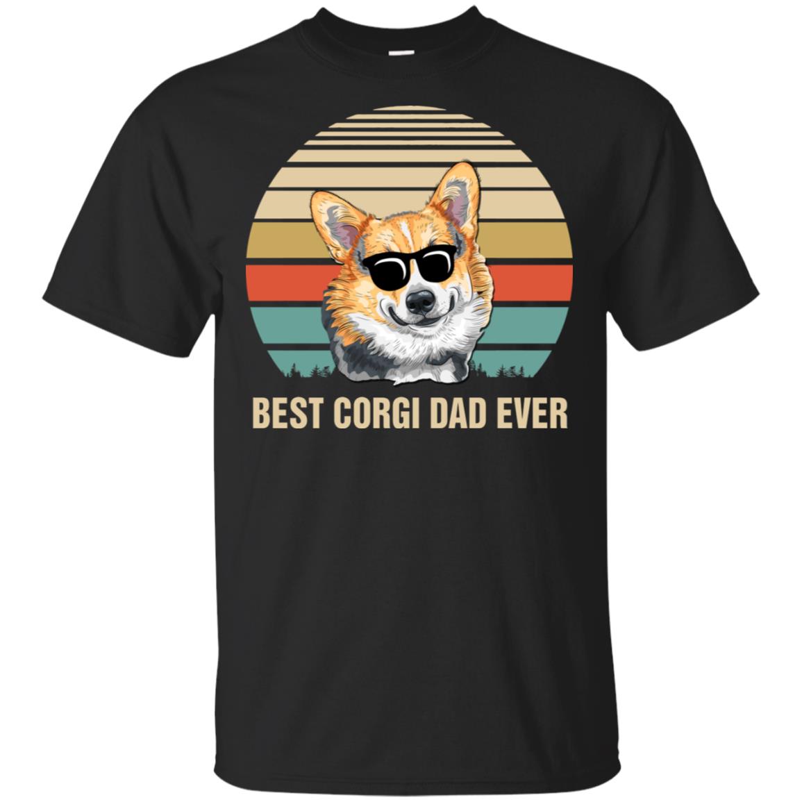 Vintage Corgi Dad Gifts Best Corgi Dad Ever T-Shirt & Hoodie | Teecentury.com