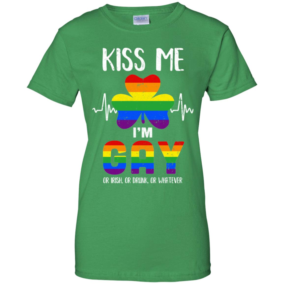 Kiss Me I'm Gay Or Irish Or Drunk St Patrick's Day Shirt Hoodie
