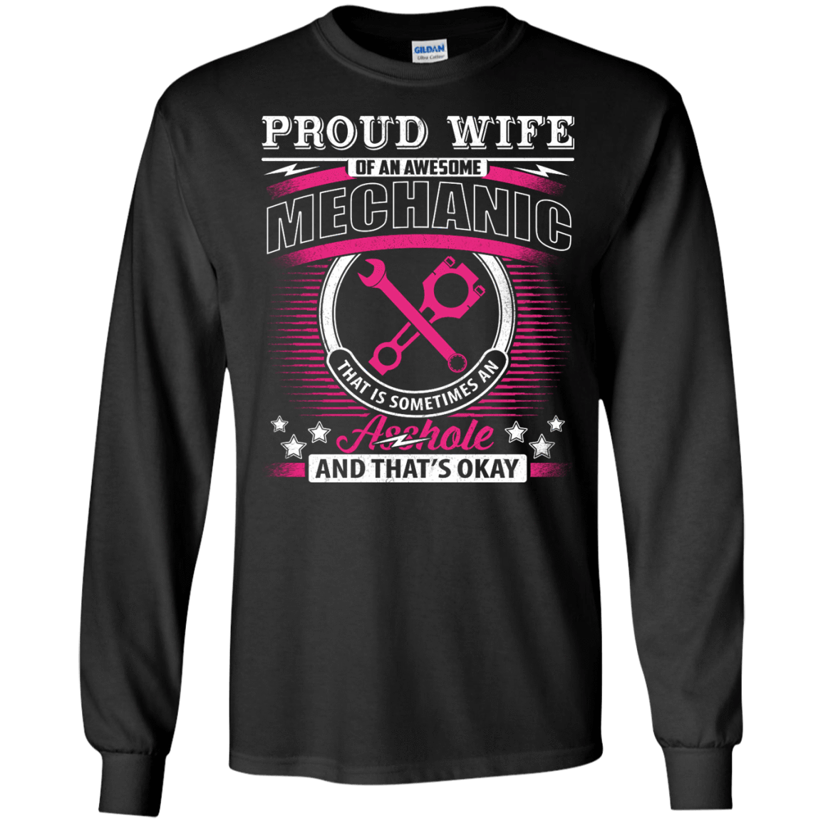Proud Wife Of An Awesome Mechanic T-Shirt & Hoodie | Teecentury.com
