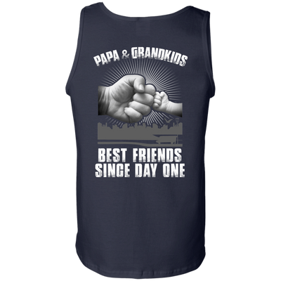 Papa And Grandkids Best Friends Single Day One T-Shirt & Hoodie | Teecentury.com