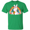 Unicorn Easter With Rainbow And Egg Youth Youth Shirt | Teecentury.com