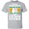 Proud Granddaughter Of A Veteran Papa Grandpa Grandma T-Shirt & Hoodie | Teecentury.com