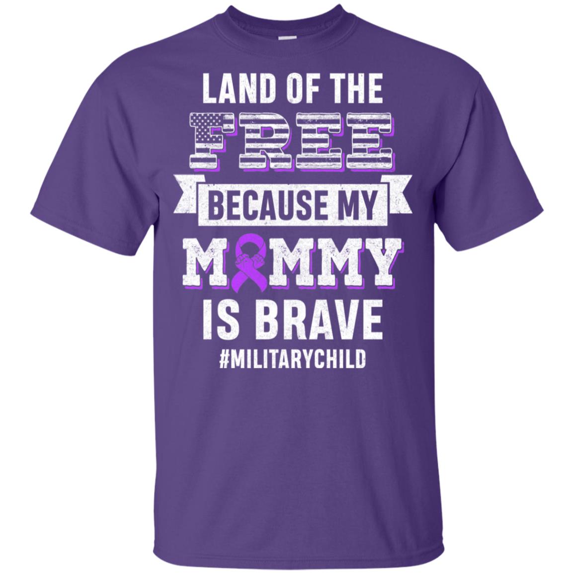 Military Child Month Purple Up Pride Cool Brave T-Shirt Military Child Month Purple Up Pride Cool Brave T-Shirt