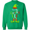 I'm The Quirky Elf Family Matching Funny Christmas Group Gift T-Shirt & Sweatshirt | Teecentury.com