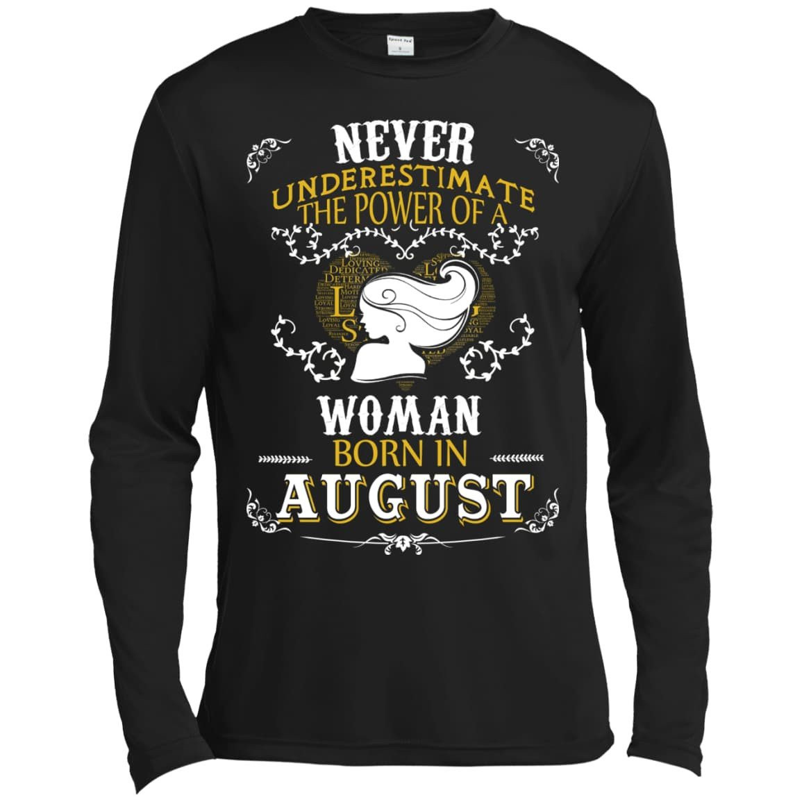 Never Underestimate The Power Of A Woman Born In August T-Shirt & Hoodie | Teecentury.com
