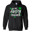 One Lucky Teacher Irish Shamrocks Funny St Patrick Day T-Shirt & Hoodie | Teecentury.com