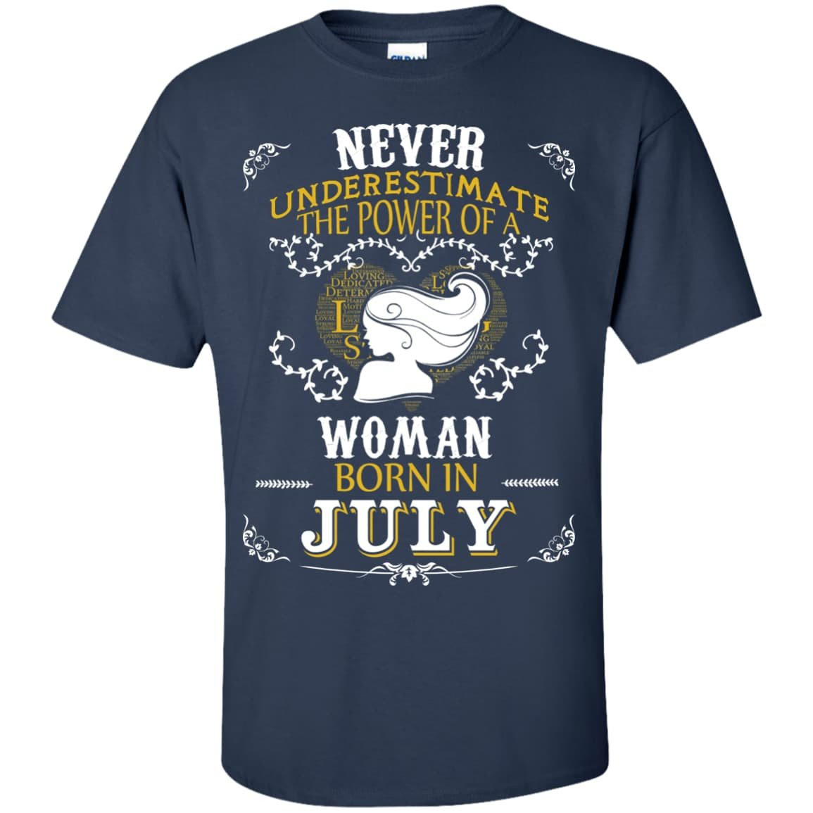 A Woman Born In JULY T-Shirt & Hoodie | Teecentury.com