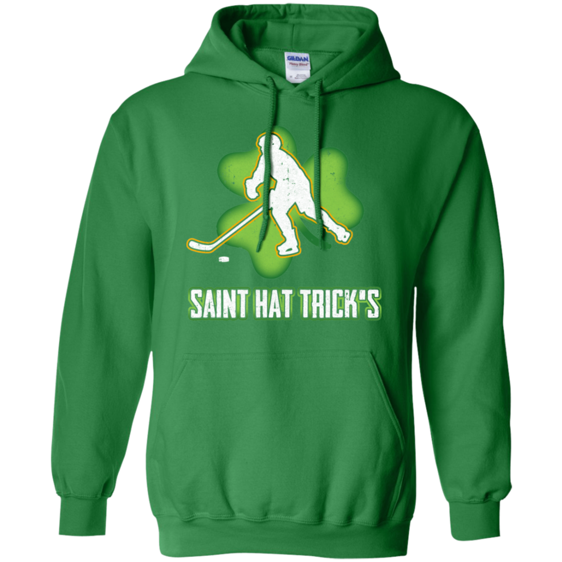 Saint Hat Trick's Hockey Shamrock St Patricks Day T-Shirt & Hoodie | Teecentury.com