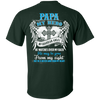 My Papa My Hero My Guardian Angel He Watches Over My Back T-Shirt & Hoodie | Teecentury.com