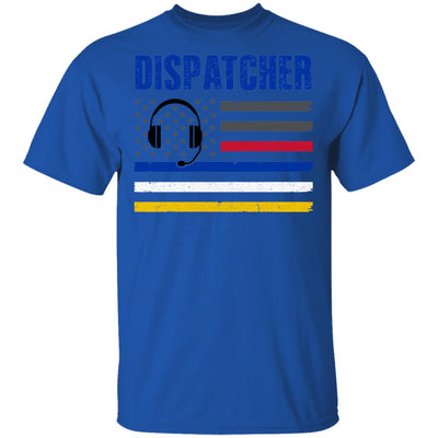 Dispatcher 911 Emergency Police Fire EMS American Flag T-Shirt & Hoodie | Teecentury.com