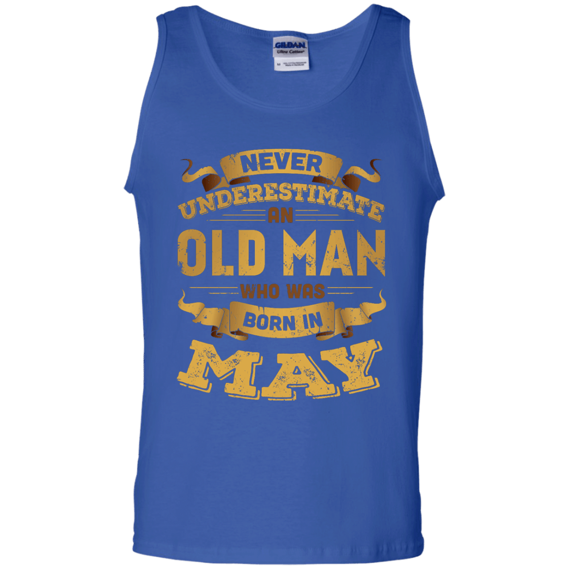 Never Underestimate An Old Man Who Was Born In May T-Shirt & Hoodie | Teecentury.com