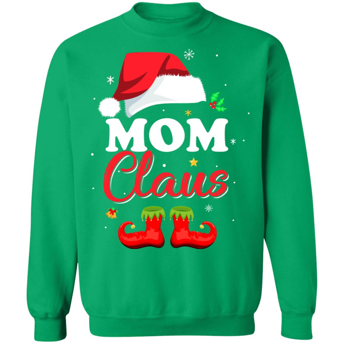 Santa Mom Claus Matching Family Pajamas Christmas Gifts T-Shirt & Sweatshirt | Teecentury.com