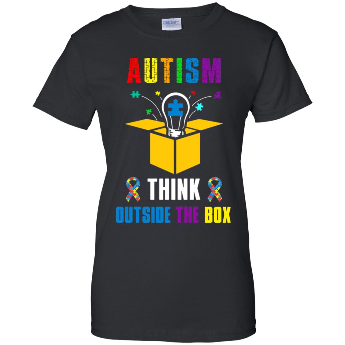 Autism Think Outside The Box Autism Awareness T-Shirt & Hoodie | Teecentury.com