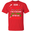 Dear Santa I Tried To Be Good But My Mommy Christmas Kids Youth Youth Shirt | Teecentury.com