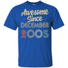 Awesome Since December 2005 Vintage 17th Birthday Gifts T-Shirt & Hoodie | Teecentury.com