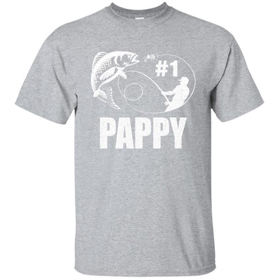 #1 Pappy Fishing Fisherman Best Fathers Day Gift T-Shirt & Hoodie | Teecentury.com