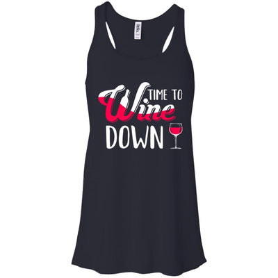 Time To Wine Down Funny Drinking Wine T-Shirt & Tank Top | Teecentury.com