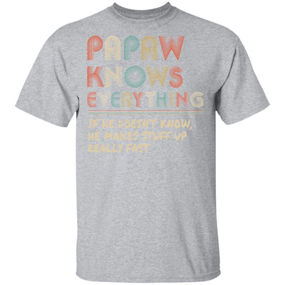 PaPaw Know Everything Vintage PaPaw Father's Day Gift T-Shirt & Hoodie | Teecentury.com