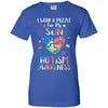 I Wear A Puzzle For My Son Autism Awareness T-Shirt & Hoodie | Teecentury.com