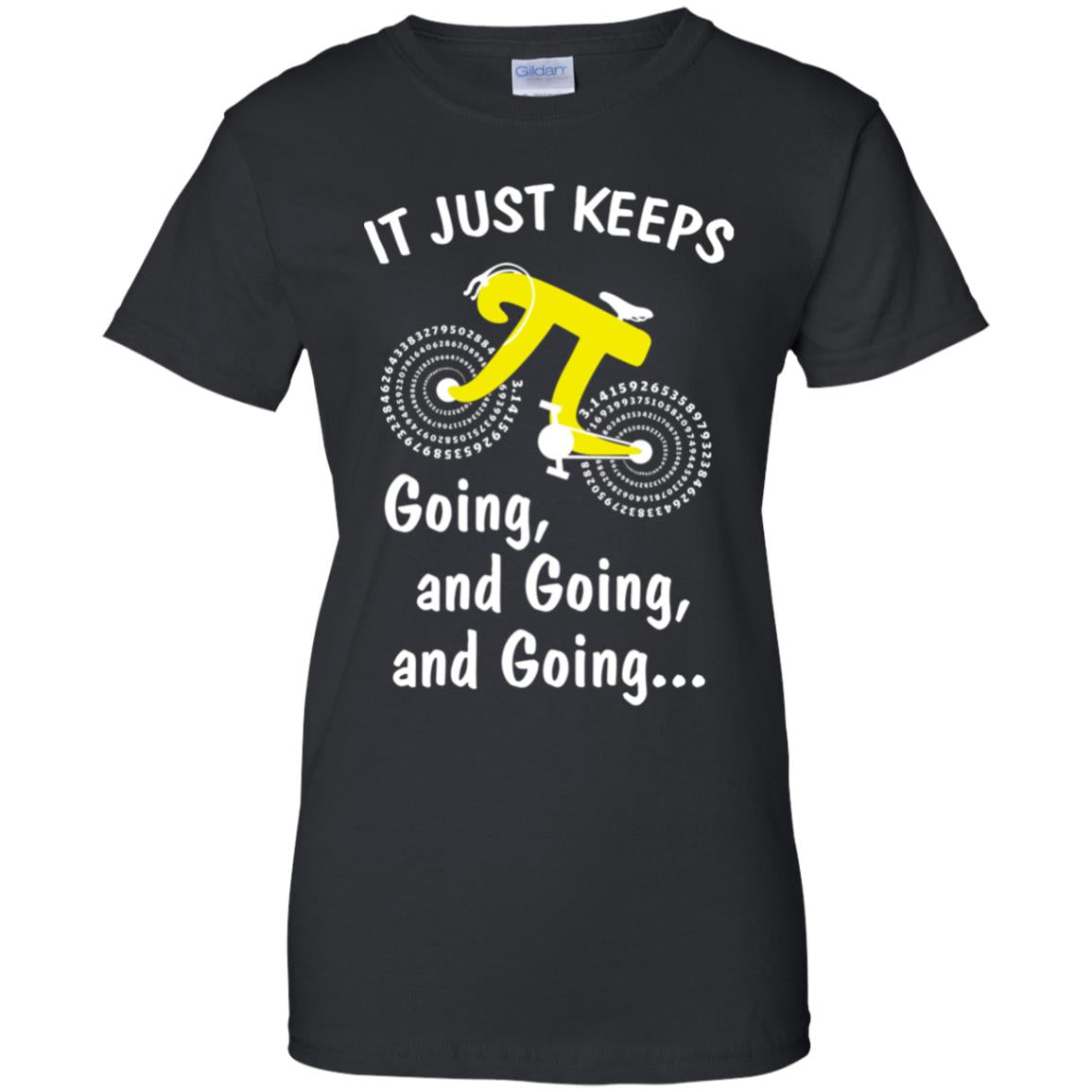 It's Just Keep Going And Going Bicycle Pi Day Gift T-Shirt & Hoodie | Teecentury.com