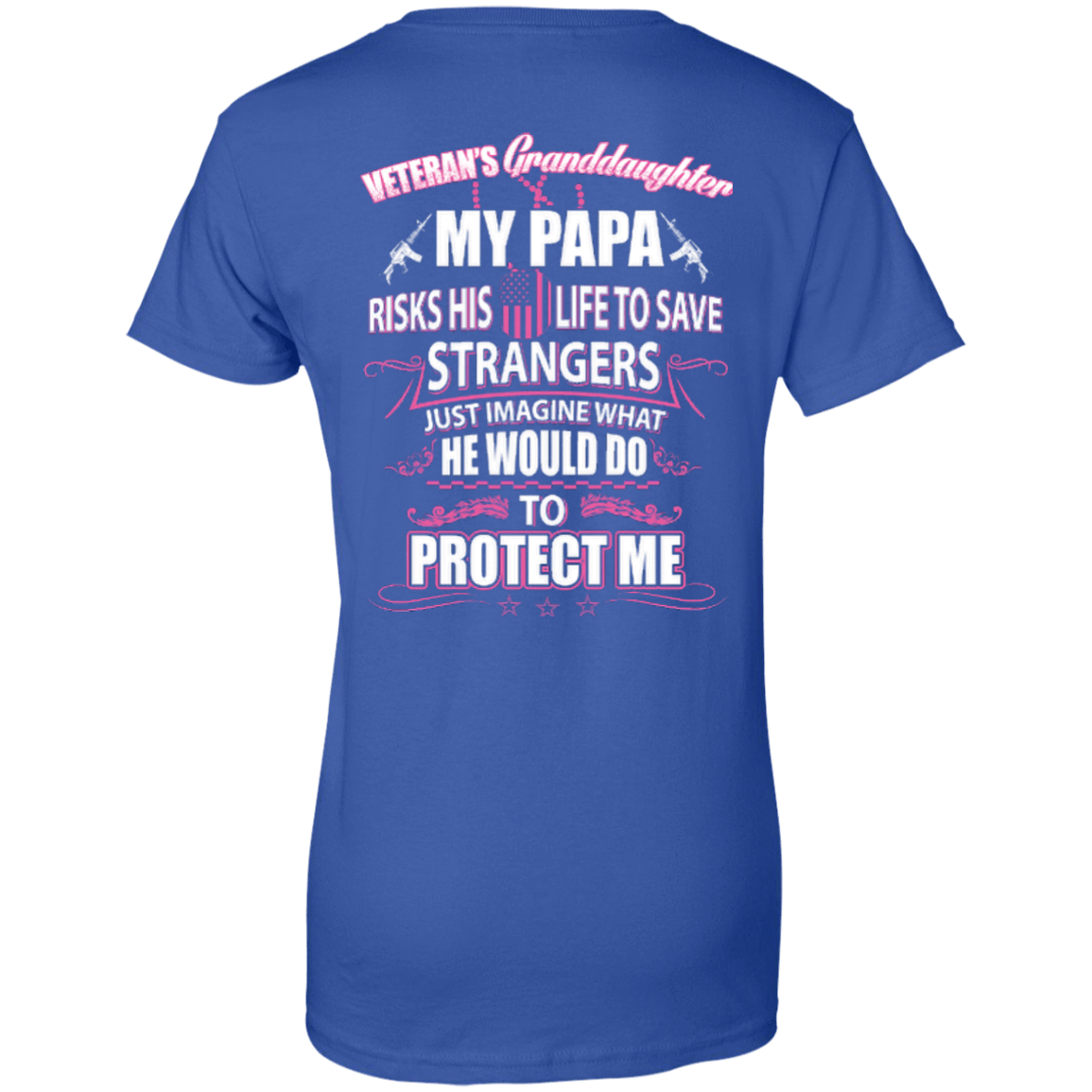 Veteran's Granddaughter My Papa Risks His Life To Save Strangers T-Shirt & Hoodie | Teecentury.com